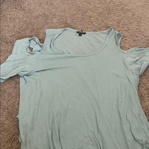 Express cold shoulder tee
